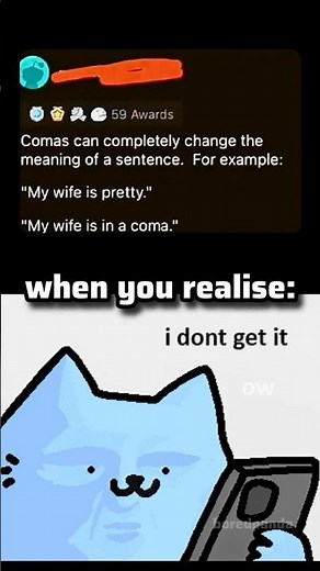 that's why "comma" is important 🤨