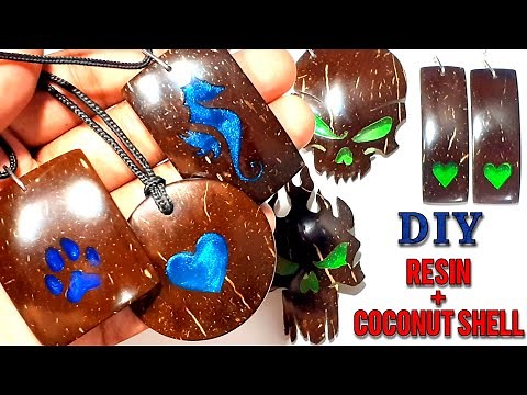 Coconut shell craft ideas | How to make coconut shell craft