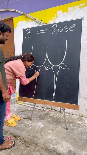 3 = How to draw 2 Rose 🌹 step by step for beginners #art #shorts
