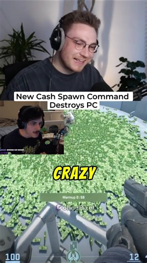 Ohnepixel Reacts to a New Cash Spawn Command Gone Wrong