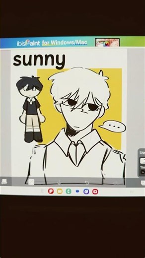 #sunny #omori #art #artist #digitalart #drawing #fanart #plslikeandsubscribe #fyp #ibispaintx #cute