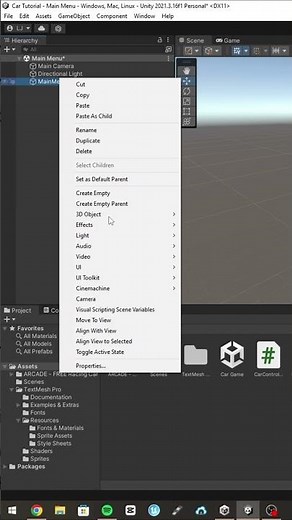 How to MAKE a SIMPLE Main Menu In UNITY | NO CODE | 2023