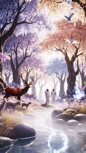 The Valley of Paradise — A Cinematic 4K Vision of Heaven #angel #christianvision