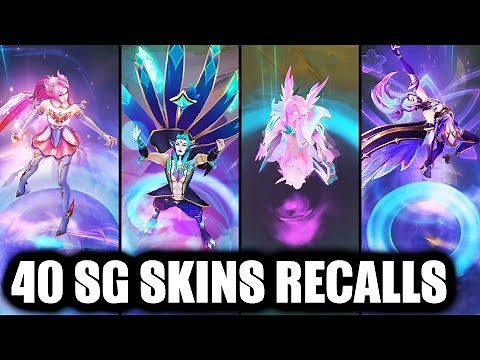 All 40 Star Guardian Skins Recall Animations (League of Legends)