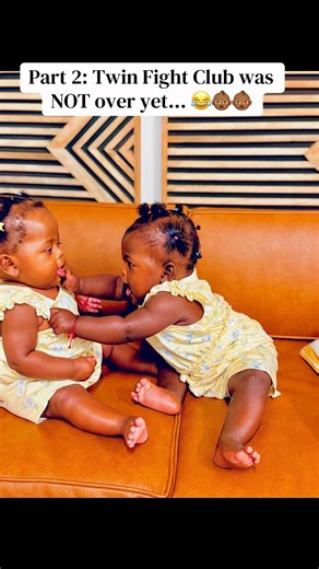 Twin Fight Club Part 2 😂👶🏾👶🏾 | Twins Go From Best Friends to Tiny Rivals#fighting