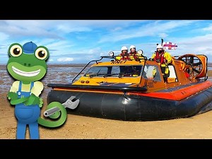 Hovercraft For Kids | Gecko's Real Vehicles | Vehicles For Kids | Educational Videos For Children