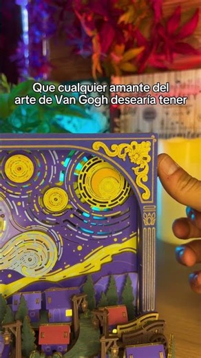 El regalo perfecto para amantes del arte | Cuadro DIY de La Noche Estrellada