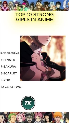Top 10 Strongest Girls in Anime (Part 2)