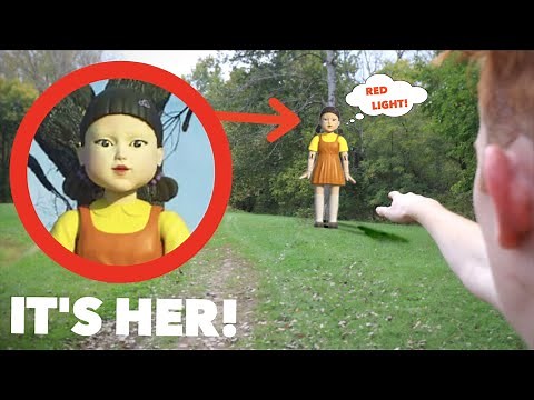 I FOUND THE SQUID GAME DOLL IN REAL LIFE! *Red Light, Green Light!*