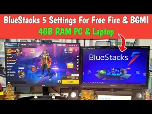 BlueStacks 5 Best Settings For 4GB RAM Laptop And PC | Play Free Fire In BlueStacks 5 Without Lag