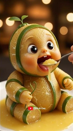 Lemon Baby First Sour Bite 😋🍋 So Cute! | #shorts