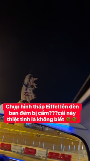 Chụp hình tháp Eiffel ban đêm bị cấm?? #toureiffel #eiffeltower #fypシ゚ #foryoupageシ #lifeétyle #paris #parisfrance | Dung Cathy cuộc sống ở pháp