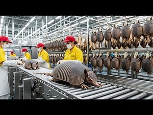 Inside the Armadillo-Shell Factory: From Armor Plates to Luxury Goods (Full Process)
