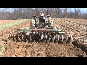 Ford 6600 Disking - John Deere 110 Disk