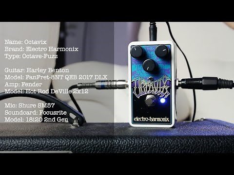 Demo - EHX Electro Harmonix Octavix