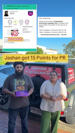 PTE Speaking: Jashan's 15 Points Achievement