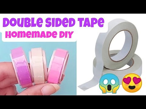 Homemade Double sided tape | How to make Double sided tape at home easy | DIY Double tape at home