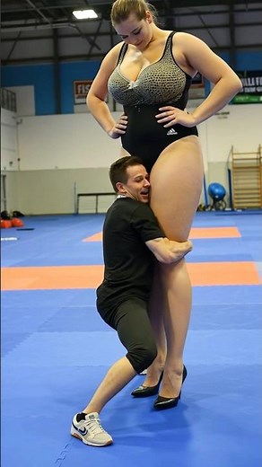 Man Lifts Tall Woman You Won’t Believe This!