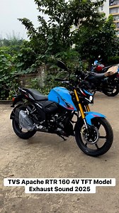 134K views · 1.9K reactions | TVS Apache RTR 160 4V TFT Model Exhaust Sound 2025 #tvsapachertr1604v #apache160cc #tvs #exhoustsound #devmtr | DEV MTR | Facebook