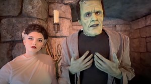 Asking The Bride and Frankenstein’s Monster Their Ages in Dark Universe at Epic Universe