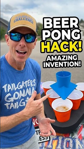 Is This the Fastest Way to Set Up Beer Pong?