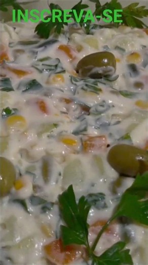 SALADA DE MAIONESE #saladas #comidacaseiradequalidade