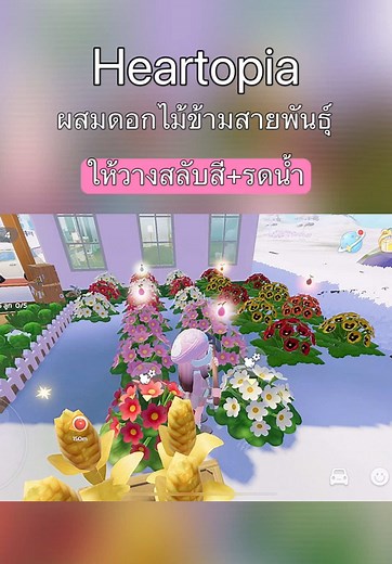 ผสมดอกไม้ข้ามสายพันธุ์ใน Heartopia