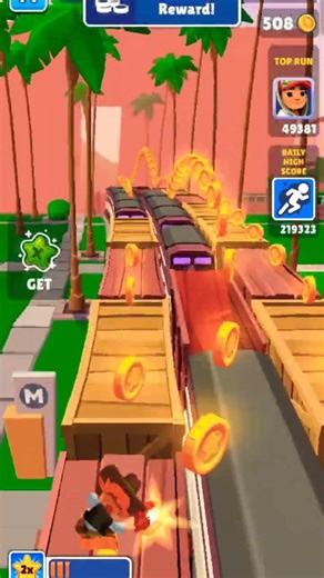 Rudy Rascal Gameplay in Hollywood Subway surfers #subwaysurfers #shorts #fypシ゚viral
