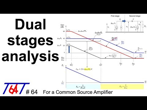 Dual stage common source amplifier analysis
