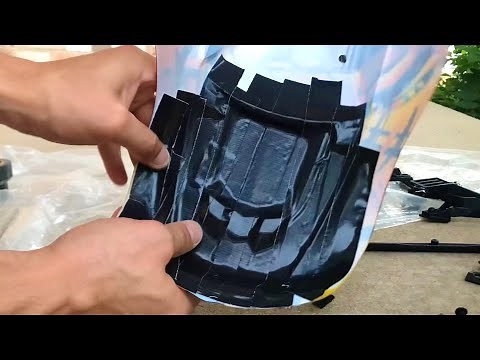 Reinforcing My 1/10 Traxxas MAXX 4S Body Using GORILLA TAPE!!