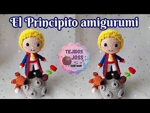 The Little Prince amigurumi crocheted