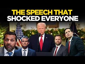 Trump Speech Live | US President Just Declare Emergency | Trump New Message To America | Kash Patel