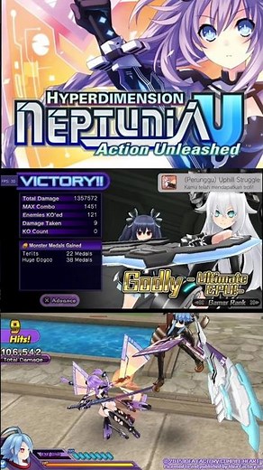 New Turnip Drive for Vita3k test Hyperdimension Neptunia U Action Unleashed #hyperdimensionneptunia