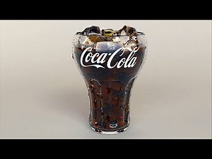 Make materials for coca cola Glass | Part-2