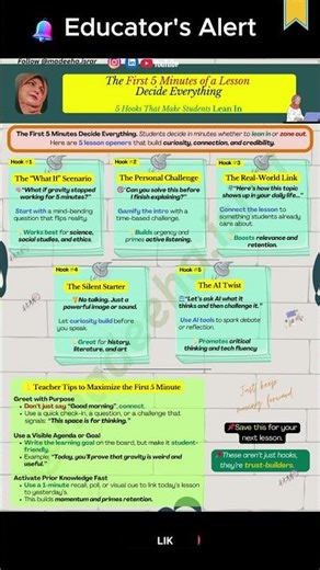 5 Genius Lesson Starters That Hook Students Instantly Classroom Engagement Tips