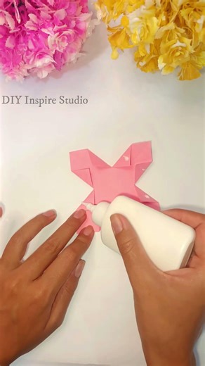 Viral DIY Origami Tulip! 🌷 #shorts #origami #crafts