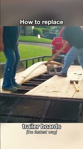 The FASTEST Way to Replace Timber on a Trailer!