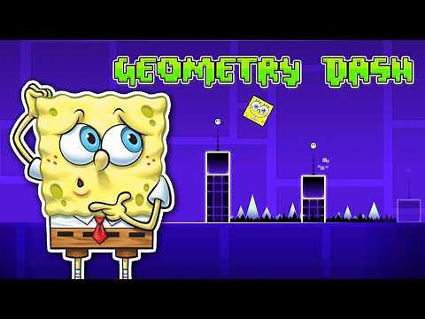 SpongeBob Plays - GEOMETRY DASH