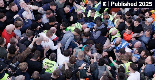 They Drink, Then They Fight Over a Ball: An English Town’s Tradition