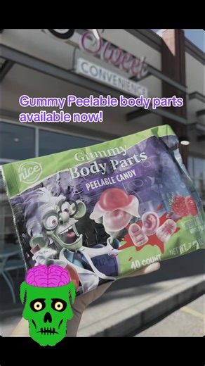 Peeling back layers of my brain 🧠… turns out it’s filled with candy 🍬💀 Would you dare take a bite? #SweetConvenience” #BrainCandy #HalloweenCandy #GummyBrains #ZombieSnacks #SweetConvenience #CandyStore #YEGCandy #SpookySeason | Sweet Convenience