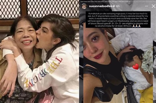 Sue Ramirez asks for blood donations for her mother's open heart surgery: ‘Help save her life’ | ABS-CBN Entertainment