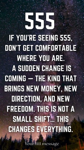 angel number 555 means Your Life Is About to Flip Fast #manifestation #lawofattraction #555