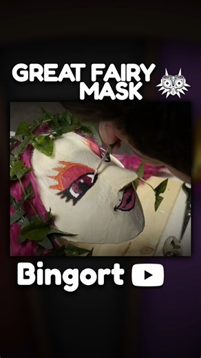 Making the GREAT FAIRY MASK from Majora’s Mask! | Got Item! Season 1 #diy #art #gaming #horror