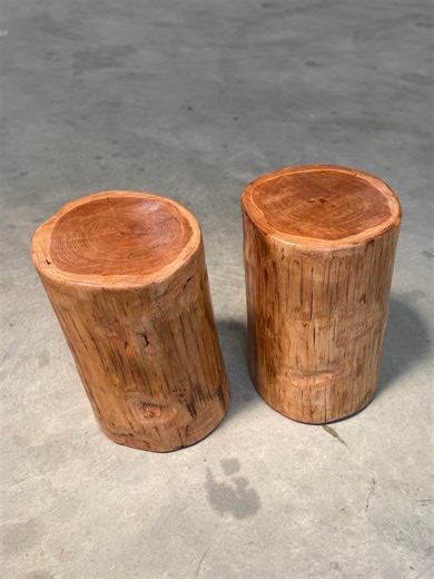 2 Cherry Side Tables or Stools - Etsy