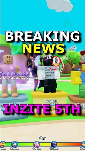 Inzite 5th Place in Bubble Gum Simulator Infinity #bubblegumsimulatorinfinity #bgsi