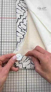 ✨Mitered corner ✨The neatest, tidiest way to fold fabric and finish off your curtains beautifully. A small detail that makes a big difference in the final look. 💫 This @linwood_fabric has been an absolute pleasure to work with. Would you like to see the finished result? #curtains #sewing #stitching | Kott Soft furnishings