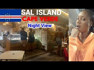 How does SAL Island (Cape Verde) 🏝 looks like in the night 🌙/ Watch beautiful view of Santa Maria.