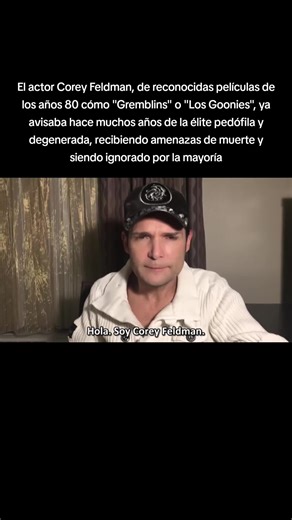 El actor Corey Feldman, de reconocidas películas de los años 80 cómo