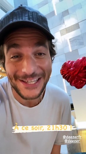 Live sur Deezer à 21h30 avec Amir