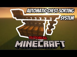 Fully Automatic Chest Sorting System | How to | YelloBeast Minecraft Tutorials